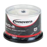 Innovera DVD+R Recordable Disc, 4.7 GB, 16x, Spindle, Silver, 50/Pack (46851)