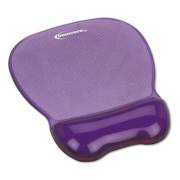 Innovera Gel Mouse Pad w/Wrist Rest, Nonskid Base, 8-1/4 x 9-5/8, Purple (51440)
