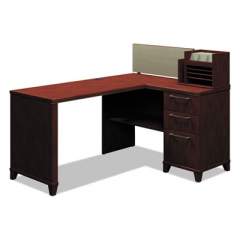 Bush Enterprise Collection Corner Desk, 60" x 47.25" x 41.75", Harvest Cherry, (Box 1 of 2) (2999CSA103)