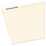 Avery Mini-Sheets Permanent File Folder Labels, 0.66 x 3.44, White, 12/Sheet, 25 Sheets/Pack (2181)