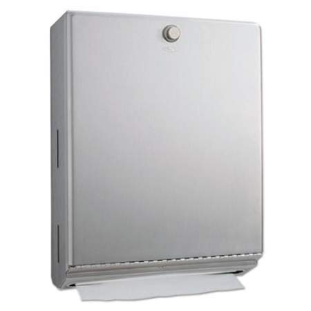 Bobrick ClassicSeries Surface-Mounted Paper Towel Dispenser, 10.81 x 3.94 x 14.06, Satin (2620)