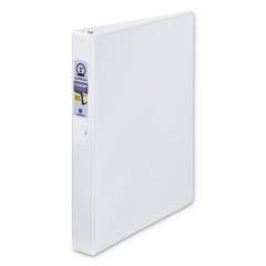 Avery Economy View Binder with Round Rings , 3 Rings, 1" Capacity, 11 x 8.5, White (21085)