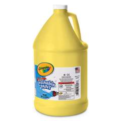 Crayola Washable Paint, Yellow, 1 gal Bottle (542128034)