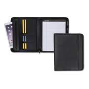 Samsill Professional Zippered Pad Holder, Pockets/Slots, Writing Pad, Black (70820)
