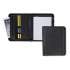 Samsill Professional Zippered Pad Holder, Pockets/Slots, Writing Pad, Black (70820)