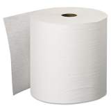 Scott Essential Plus Hard Roll Towels, 1.5" Core, 8" x 600 ft, White, 6 Rolls/Carton (11090)
