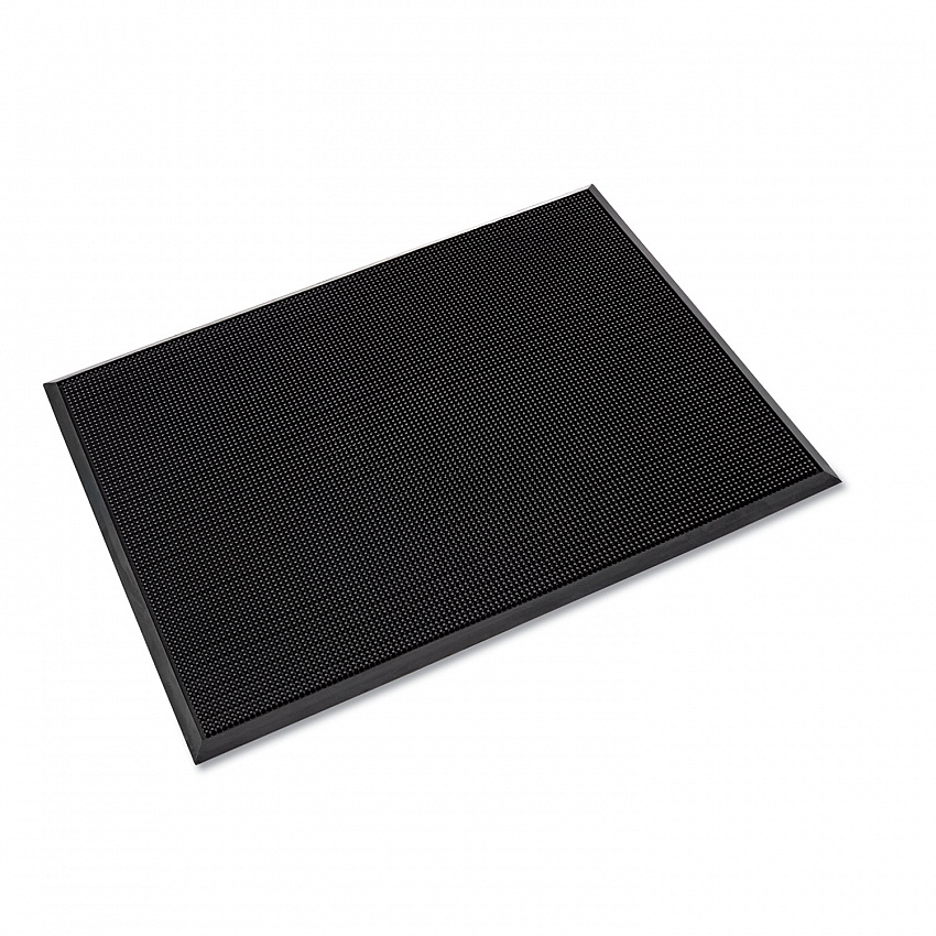 Mat-A-Dor Entrance Scraper Mat, Black Fingertip Textured Rubber Surface, 36" x 72" (MAFG62BK)