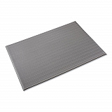 Ribbed Vinyl Anti-Fatigue Mat, Rectangular, Gray Ribbed Surface, 36" x 10 ft (FL3610GY)