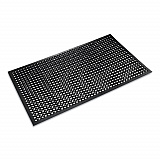 Safewalk-Light Wet/Oily Floor Anti-Fatigue Drainage Mats, 0.5" Thick, 36" x 60", Black Perforated Surface (WSCT35BK)