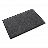 Rely-On Olefin Indoor Wiper Mat, Rectangular, Charcoal Gray Cut Pile Surface, 48" x 72" (GS0046CH)