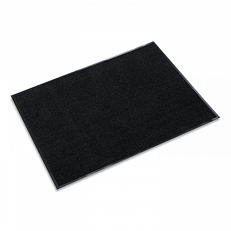 Jasper Indoor/Outdoor Scraper Mat, Black Cut Pile Nylon Surface, 36