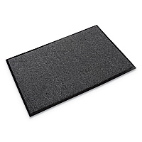Rely-On Olefin Indoor Wiper Mat, Rectangular, Charcoal Gray Cut Pile Surface, 36" x 48" (GS0034CH)