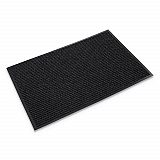 Needle-Rib Wiper/Scraper Mat, Rectangular, Charcoal Gray Ribbed Surface, 36" x 48" (NR0034CH)