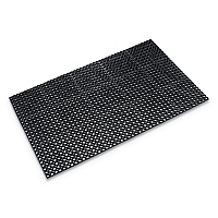 Safewalk Heavy-Duty Anti-Fatigue Drainage Mat, 0.88" Thick, 36" x 60", Black Raised Rib Perforated Surface (WSTF35BK)