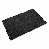 Dust-Star Microfiber Wiper Mat, Rectangular, Charcoal Gray Carpeted Surface, 36" x 10 ft (DS0310CH)