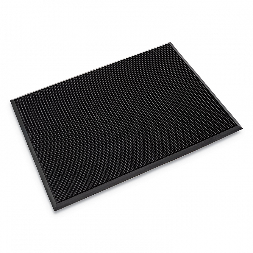 Mat-A-Dor Entrance Scraper Mat, Black Fingertip Textured Rubber Surface, 24" x 32" (MASR42BK)