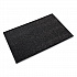 Dust-Star Microfiber Wiper Mat, Rectangular, Charcoal Gray Carpeted Surface, 48