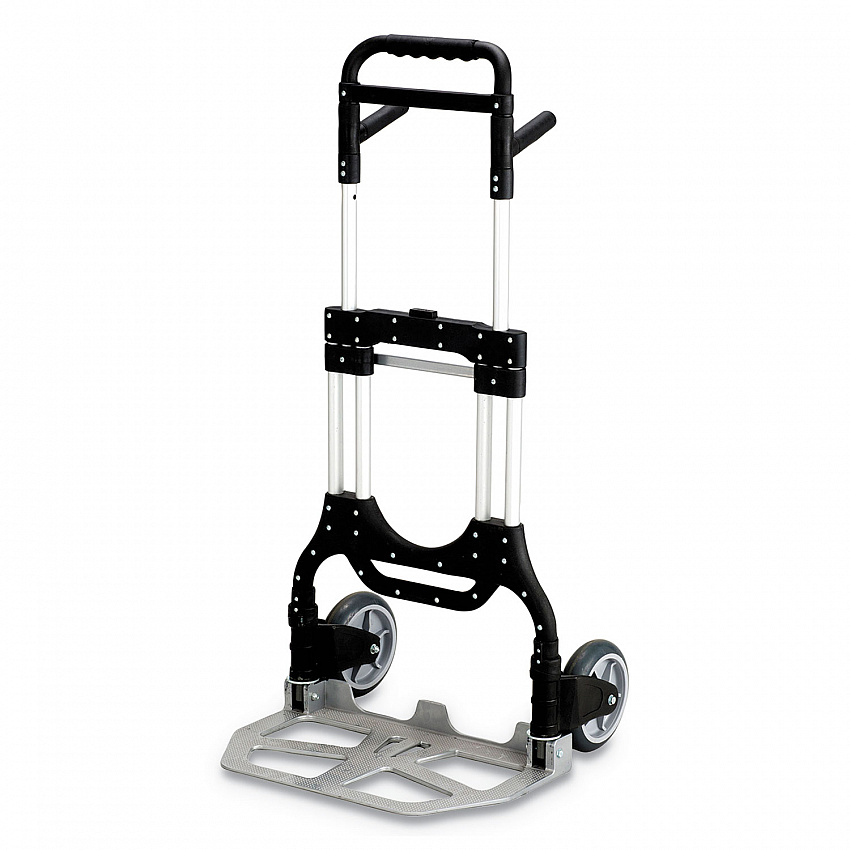 Stow-Away Heavy-Duty Hand Truck, 500 lb Capacity, 23 x 24 x 50, Aluminum (4055NC)