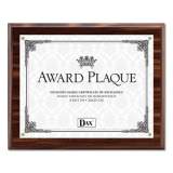 DAX Award Plaque, Wood/Acrylic Frame, Up to 8 1/2 x 11, Walnut (N15818T)