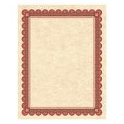 Southworth Parchment Certificates, Academic, 8.5 x 11, Copper with Red/Brown Border, 25/Pack (CT5R)