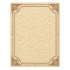 Southworth Parchment Certificates, Vintage, 8.5 x 11, Copper with Dark Copper Border, 50/Pack (91351)