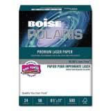 Boise POLARIS Premium Laser Paper, 98 Bright, 24lb, 8.5 x 11, White, 500/Ream (BPL0111)