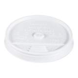 Dart Plastic Lids, Fits 12 oz to 24 oz Hot/Cold Foam Cups, Sip-Thru Lid, White, 100/Pack, 10 Packs/Carton (16UL)