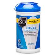 Sani Professional Hands Instant Sanitizing Wipes, 7 1/2 x 5, 300/Canister, 6/CT (P92084CT)
