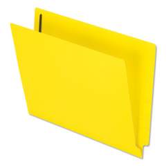Pendaflex Colored Reinforced End Tab Fasteners Folders, Straight Tab, Letter Size, Yellow, 50/Box (H10U13Y)