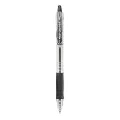 Pilot EasyTouch Ballpoint Pen, Retractable, Medium 1 mm, Black Ink, Clear Barrel, Dozen (32220)