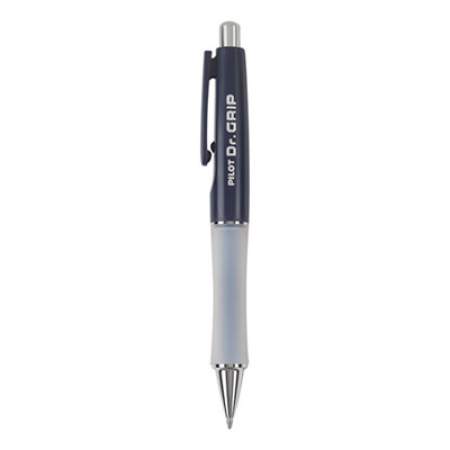 Pilot Dr. Grip Ballpoint Pen, Retractable, Medium 1 mm, Blue Ink, Navy Barrel (36101)
