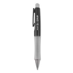 Pilot Dr. Grip Ballpoint Pen, Retractable, Medium 1 mm, Black Ink, Black Barrel (36100)