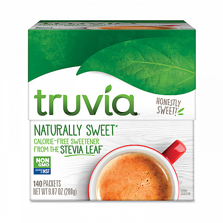 Natural Sugar Substitute, 0.12 oz Packet, 140/Box (8845)