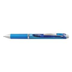 Pentel EnerGel RTX Gel Pen, Retractable, Medium 0.7 mm, Blue Ink, Blue/Gray Barrel (BL77C)
