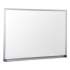 Universal Dry-Erase Board, Melamine, 24 x 18, Satin-Finished Aluminum Frame (43622)