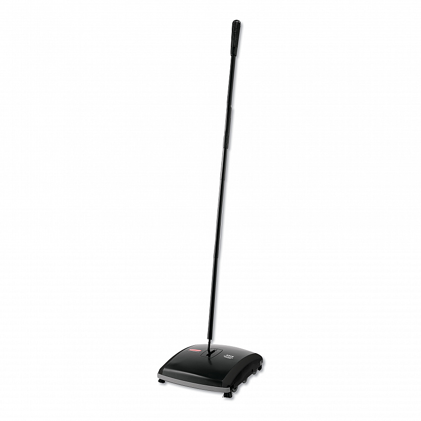 Dual Action Sweeper, 44" Steel/Plastic Handle, Black/Yellow (421388BLA)
