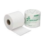 AbilityOne 8540016308729, SKILCRAFT Toilet Tissue, Septic Safe, 2-Ply, White, 4" x 3.75", 500/Roll, 96 Roll/Box