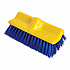 Bi-Level Deck Scrub Brush, Blue Polypropylene Bristles, 10