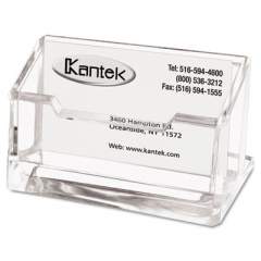 Kantek Acrylic Business Card Holder, Holds 80 Cards, 4 x 1.88 x 2, Clear (AD30)