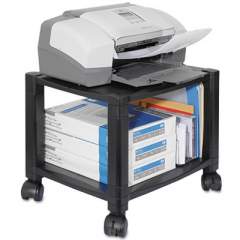 Kantek Mobile Printer Stand, Two-Shelf, 17w x 13.25d x 14.13h, Black (PS510)