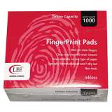 LEE Inkless Fingerprint Pad, 2 1/4 x 1 3/4, Black, Dozen (03127)