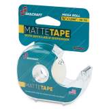 AbilityOne 7520015167575 SKILCRAFT Tape with Dispenser, 1" Core, 0.75" x 36 yds, Matte Clear