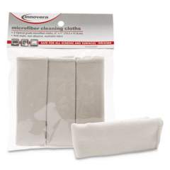 Innovera Microfiber Cleaning Cloths, 6" x 7", Gray, 3/Pack (51506)