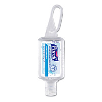 Advanced Hand Sanitizer Refreshing Gel, 1 oz Flip-Cap Bottle with Jelly Wrap Carrier, Clean Scent, 36/Carton (390036WRP)