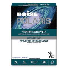 Boise POLARIS Premium Laser Paper, 97 Bright, 3-Hole, 24lb, 8.5 x 11, White, 500/Ream (BPL0111P)