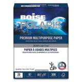 Boise POLARIS Premium Multipurpose Paper, 97 Bright, 20lb, 8.5 x 11, White, 500 Sheets/Ream, 10 Reams/Carton, 40 Cartons/Pallet (POL8511PLT)