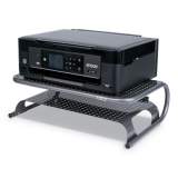 Allsop Metal Art Desktop Printer/Monitor Stand, 18.5" x 12" x 5.75", Pewter, Supports 21 lbs (27873)