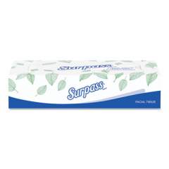 Surpass Facial Tissue, 2-Ply, White,125 Sheets/Box, 60 Boxes/Carton (21390)