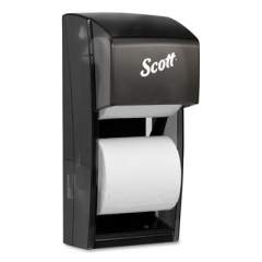 Scott Essential SRB Tissue Dispenser, 6 6/10 x 6 x 13 6/10, Plastic, Smoke (09021)