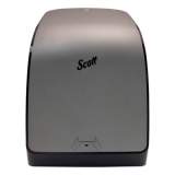 Scott Pro Mod Manual Hard Roll Towel Dispenser, 12.66 x 9.18 x 16.44, Brushed Metallic (35612)